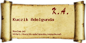 Kuczik Adelgunda névjegykártya